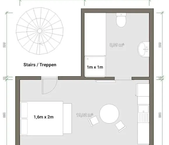 I Gemuetliches 1-zimmer-apartment & Eigenes Bad I Apartamento Coblença